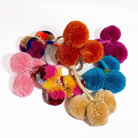 Pompom Keychains