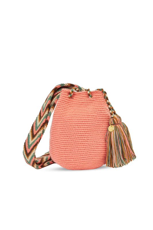 Salmon Mini Wayuu Bag