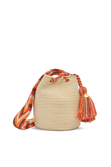 Beige Mini Wayuu Bag