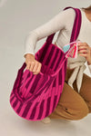 Pink Tecla Extra Large Wayuu Tote Bag