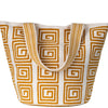 Rafa tote white  and mustard beige Wayuu bag handcrafted by Colombian artisansblack 