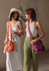 Palma Berry Medium Wayuu Crochet Bag