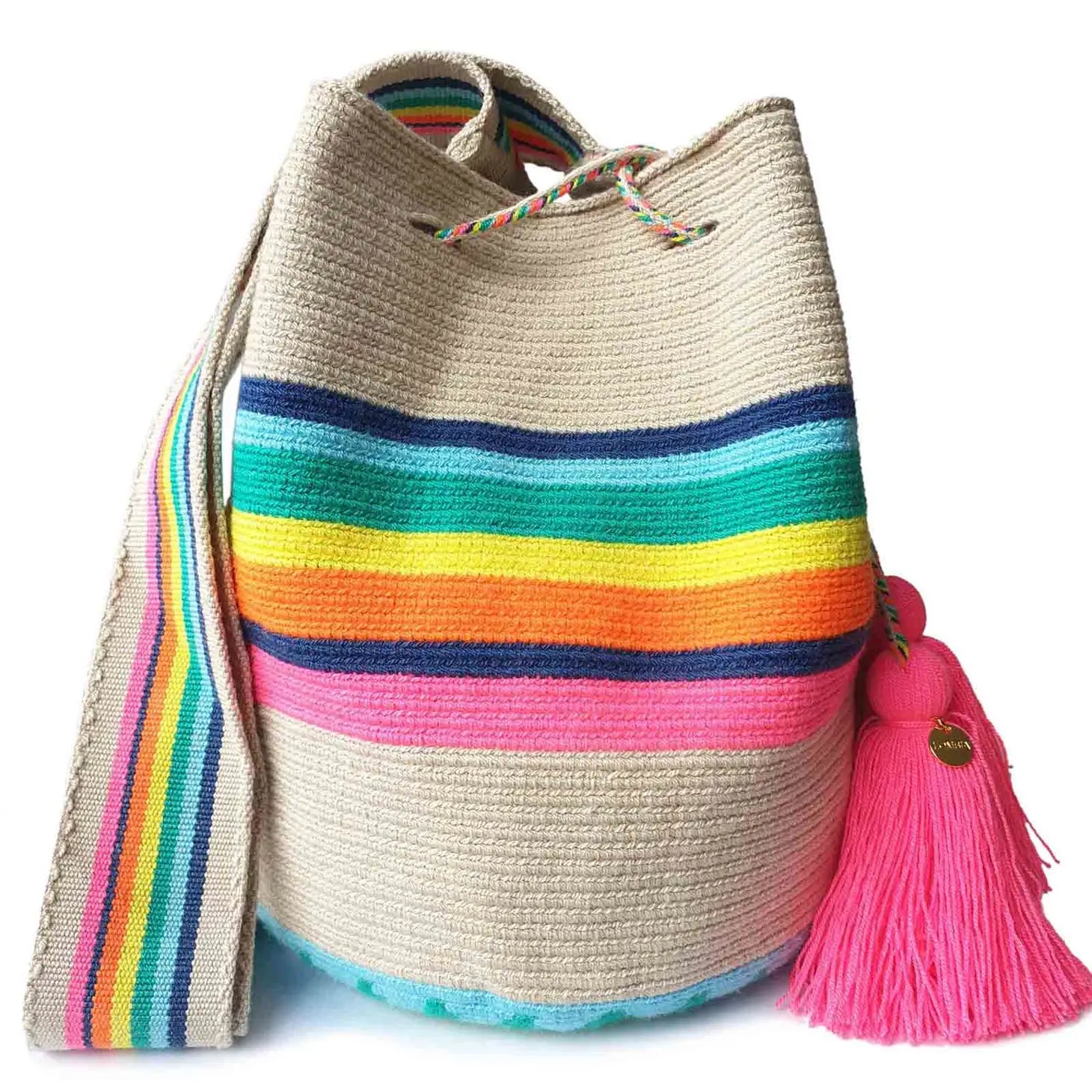 Colombian Wayuu Mochila Bag dd899e249a748e659f2ec2f848c1897d32a0d77d38b54156b112f14fb3f7ffce