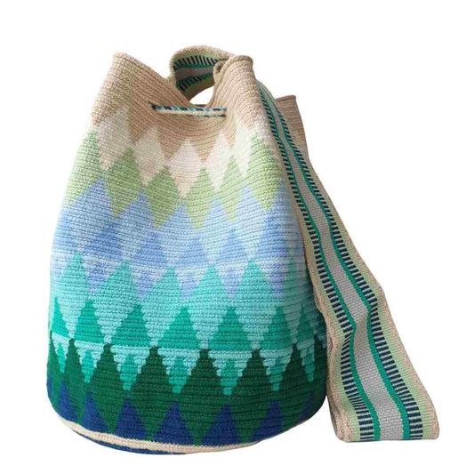 Colombian Wayuu Mochila Bag peacock 2
