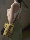 Leopard Medium Wayuu Crochet Bag