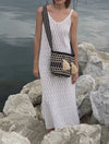 Zebra Medium Wayuu Crochet Bag