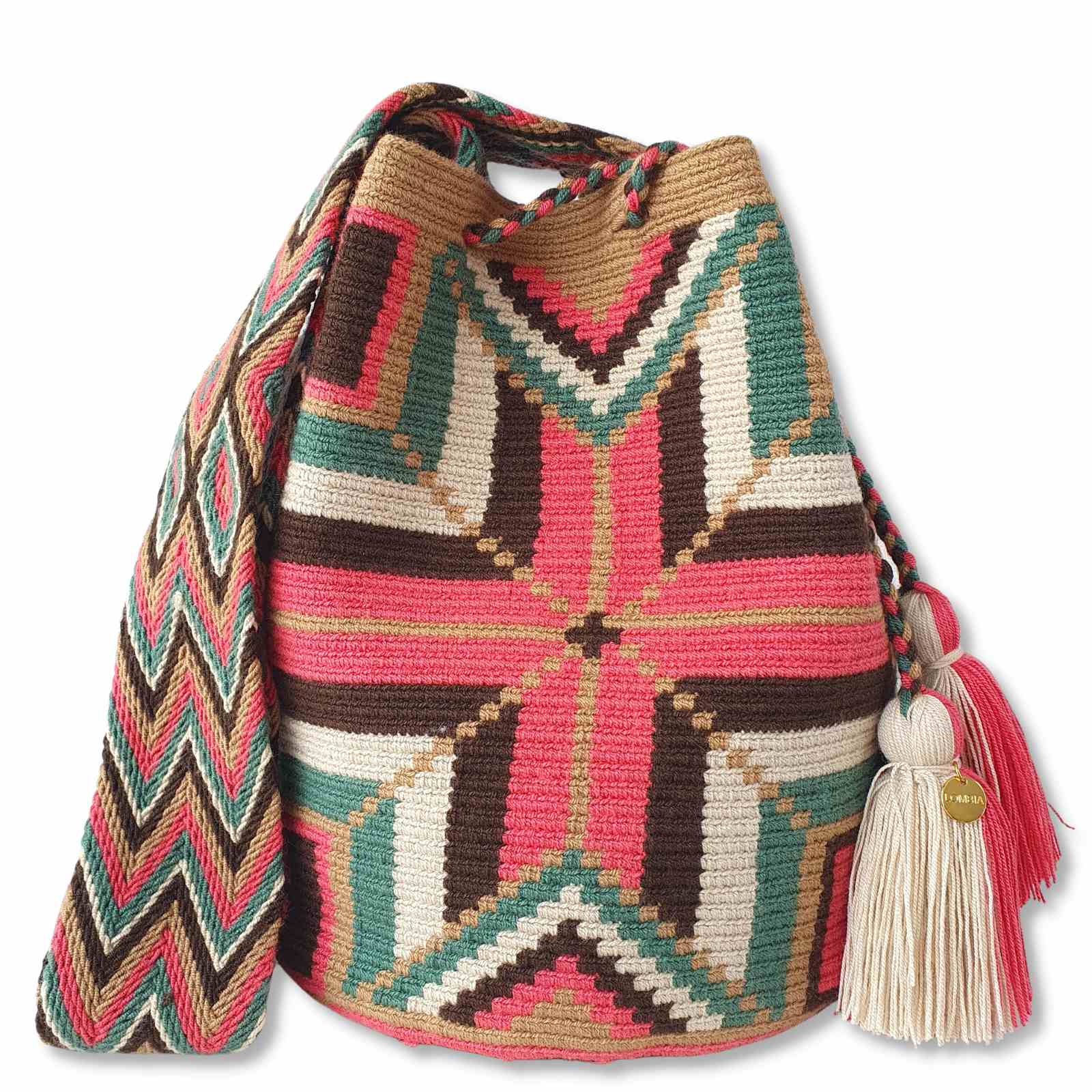 Large wayuu top bag