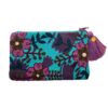 handmade blue wayuu clutch